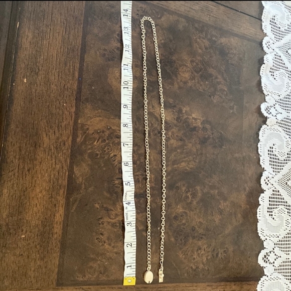 Sterling silver 28” vintage necklace